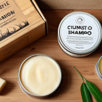 ** A variety of zero waste cosmetic products (solid shampoo, natural oils, bamboo containers, etc.) arranged beautifully. Emphasize natural ingredients and eco-friendly packaging. The overall feel should be clean, organic, and appealing. Think "minimalist beauty meets sustainability".

**